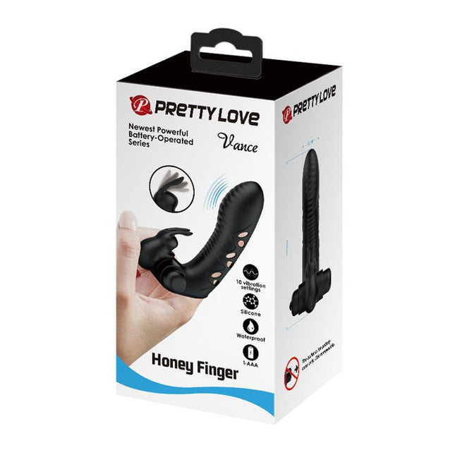 PRETTYLOVE Vance – вибриращ пръстен с 10 функции и водоустойчив дизайн