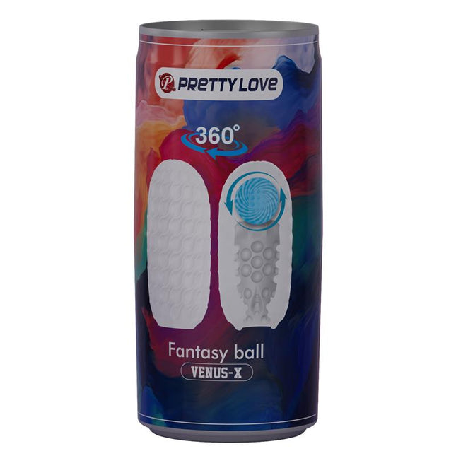 PRETTYLOVE Venus-X Fantasy Ball – мъжки мастурбатор с текстуриран канал