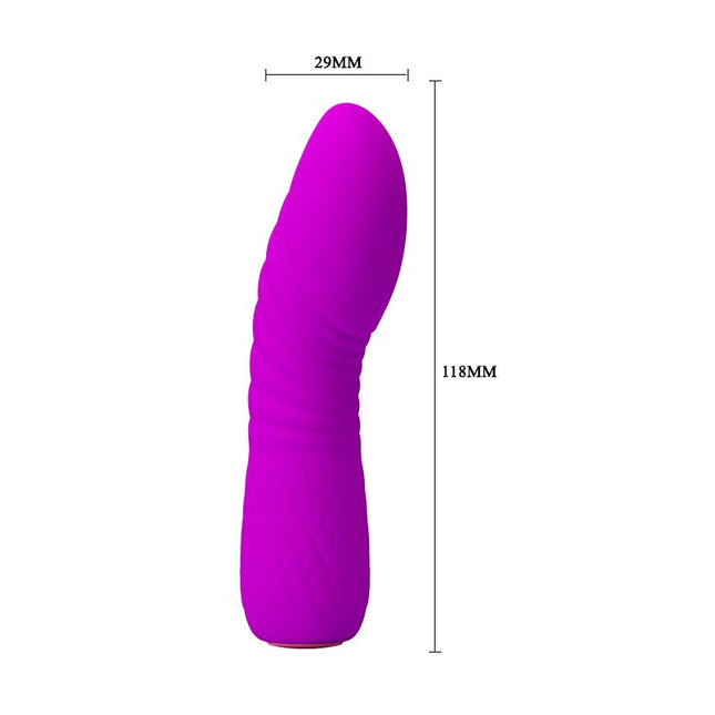 PRETTYLOVE Vibe Abner – USB вибратор от силикон с 12 режима