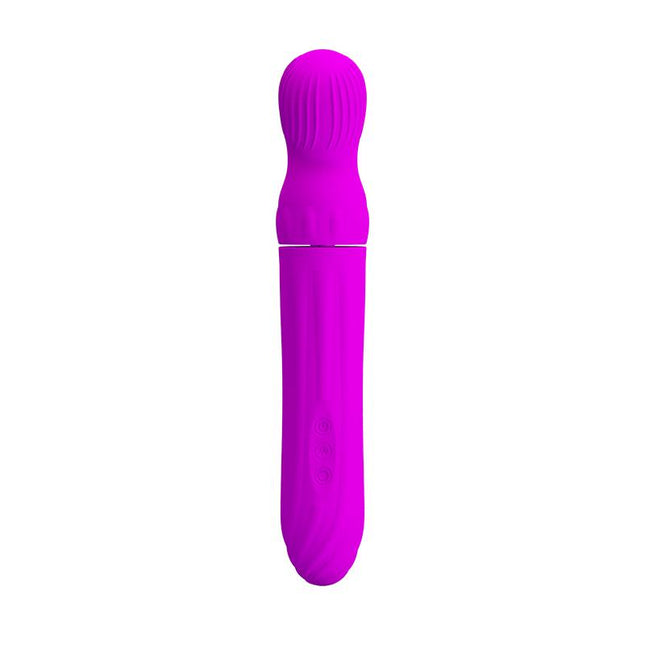 PRETTYLOVE Abraham Purple – вибратор с въртяща глава и 12 режима