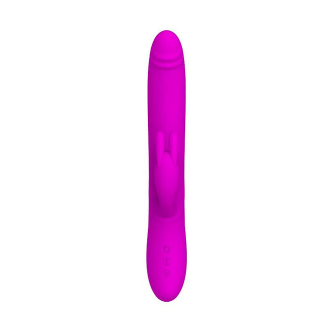 PRETTYLOVE Byron Purple – вибратор с въртящи функции, водоустойчив