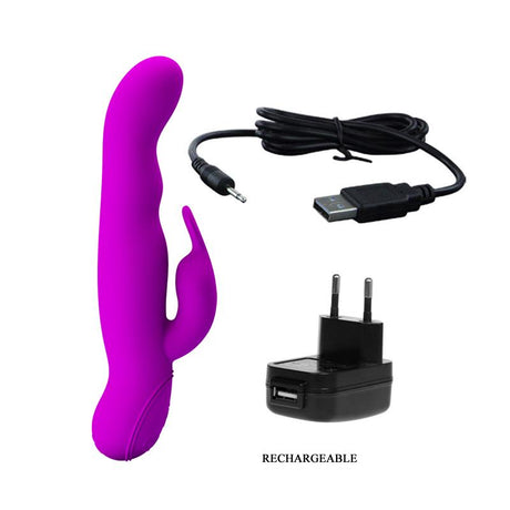 PRETTYLOVE Mystic Purple – водоустойчив вибратор с въртящи функции