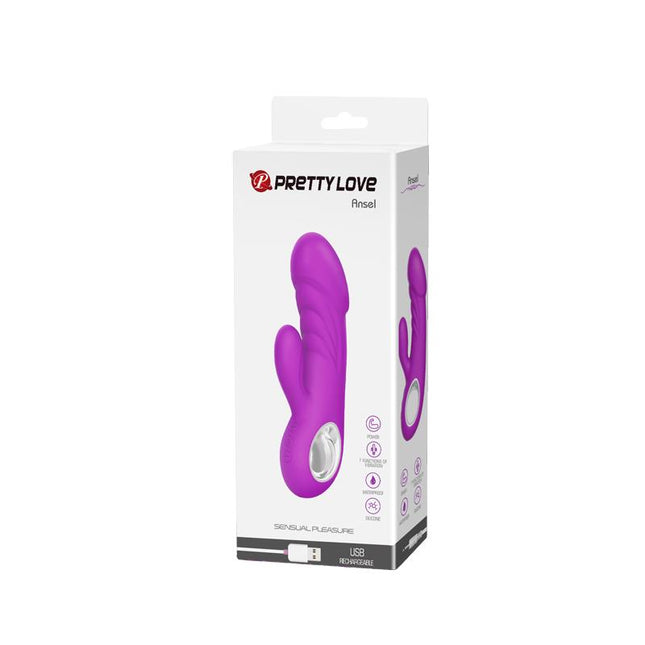 PRETTYLOVE Vibe Ansel – USB презареждаем силиконов стимулатор с 7 режима
