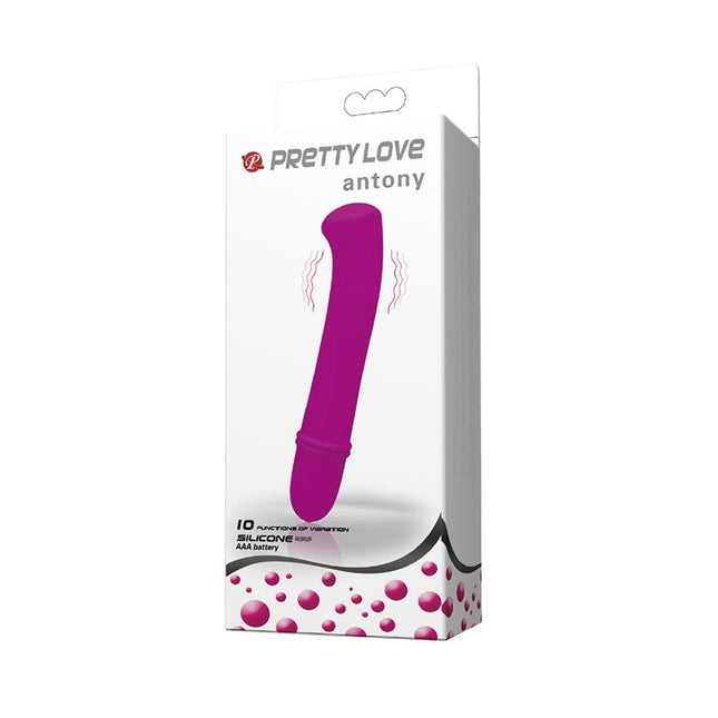 PRETTYLOVE Vibe Antony Purple – компактен вибратор с 10 режима