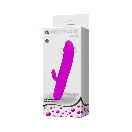 PRETTYLOVE Vibe Arnd Purple – водоустойчив вибратор с 10 режима