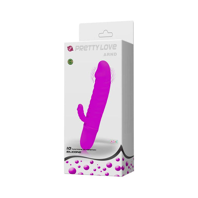 PRETTYLOVE Vibe Arnd Purple – водоустойчив вибратор с 10 режима