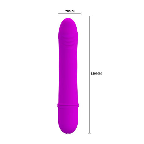 PRETTYLOVE Vibe Beck Purple – вибратор с 10 режима и ергономичен дизайн