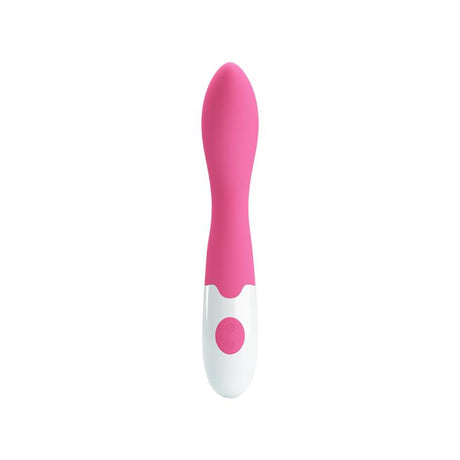 PRETTYLOVE Vibe Bishop Pink – вибратор с 30 режима и извито тяло