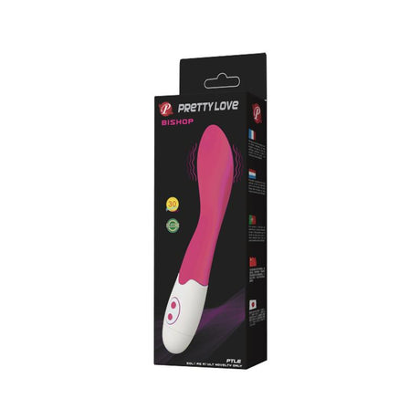 PRETTYLOVE Vibe Bishop Pink – вибратор с 30 режима и извито тяло