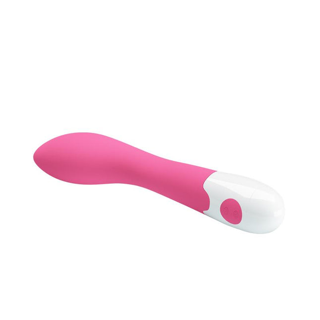 PRETTYLOVE Vibe Bishop Pink – вибратор с 30 режима и извито тяло