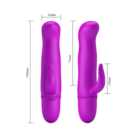 PRETTYLOVE Vibe Blithe Purple – водоустойчив G-точка вибратор с 10 режима