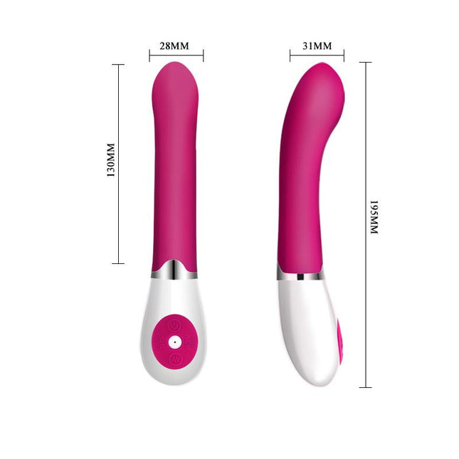 PRETTYLOVE Vibe Daniel Pink – вибратор с 30 функции и извит дизайн