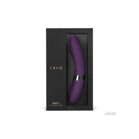 LELO ELISE 2 Plum – водоустойчив вибратор с двойна мощност