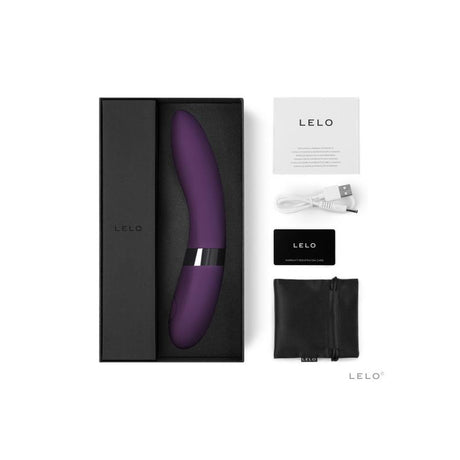 LELO ELISE 2 Plum – водоустойчив вибратор с двойна мощност