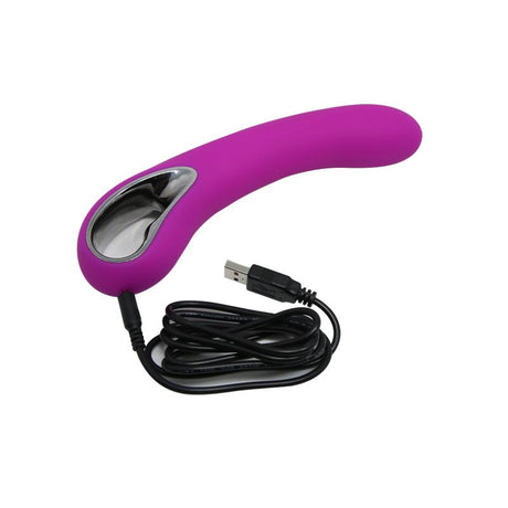 PRETTYLOVE Vibe Elmer Pink – USB презареждаем вибратор с 12 режима