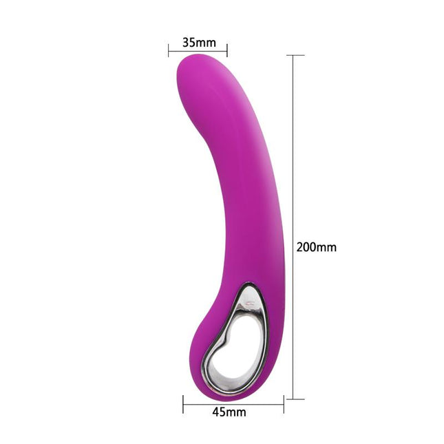 PRETTYLOVE Vibe Elmer Pink – USB презареждаем вибратор с 12 режима