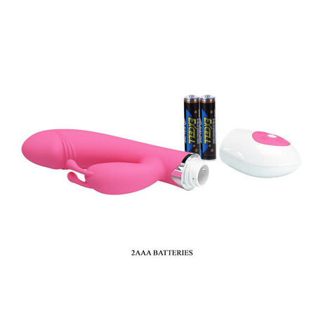 PRETTYLOVE Vibe Gene Pink – вибратор с G-точка и клиторен стимулатор