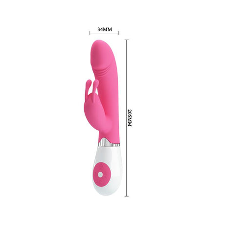 PRETTYLOVE Vibe Gene Pink – вибратор с G-точка и клиторен стимулатор