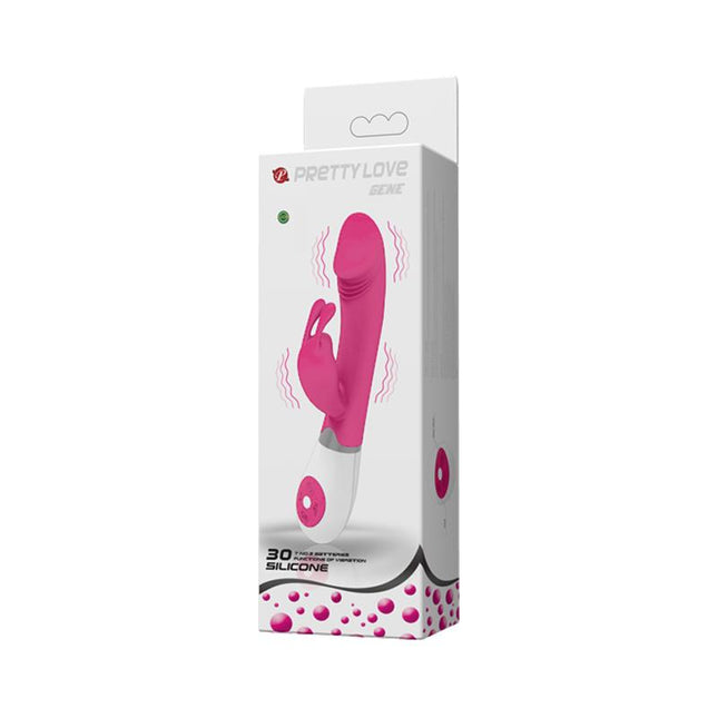 PRETTYLOVE Vibe Gene Pink – вибратор с G-точка и клиторен стимулатор