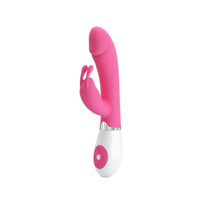 PRETTYLOVE Vibe Gene Pink – вибратор с G-точка и клиторен стимулатор