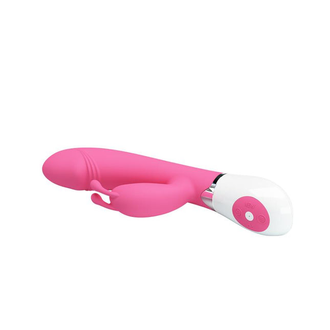 PRETTYLOVE Vibe Gene Pink – вибратор с G-точка и клиторен стимулатор