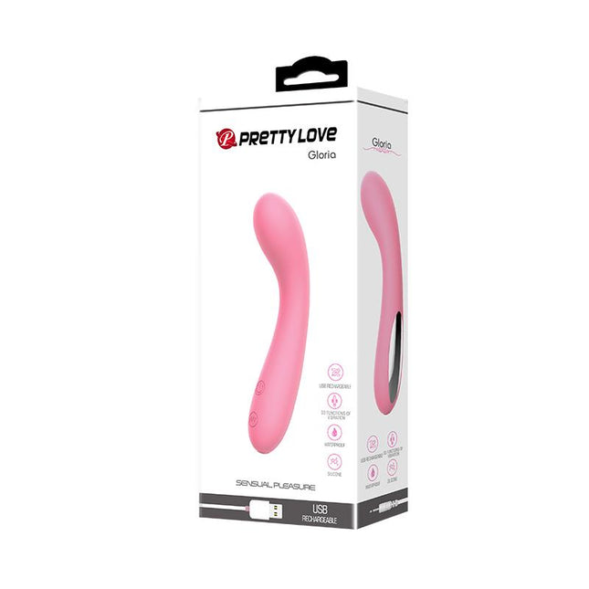 PRETTYLOVE Vibe Gloria Soft Pink – класически вибратор с 30 функции