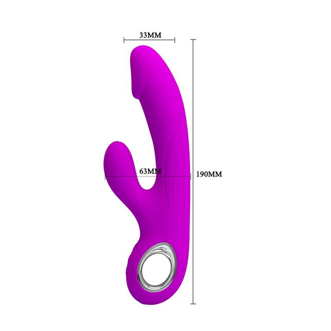 PRETTYLOVE Vibe Gordon Pink – вибратор с 7 режима и USB зарядно