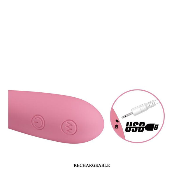 PRETTYLOVE Vibe Grace Soft Pink – мини вибратор с 30 режима