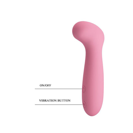 PRETTYLOVE Vibe Grace Soft Pink – мини вибратор с 30 режима