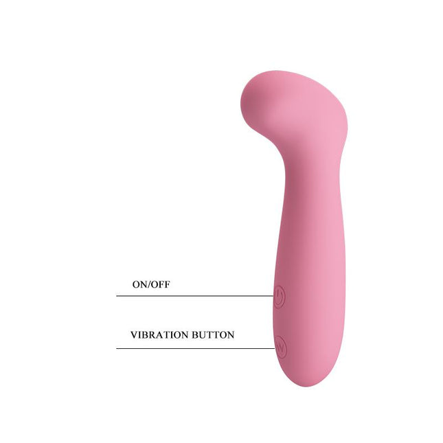 PRETTYLOVE Vibe Grace Soft Pink – мини вибратор с 30 режима