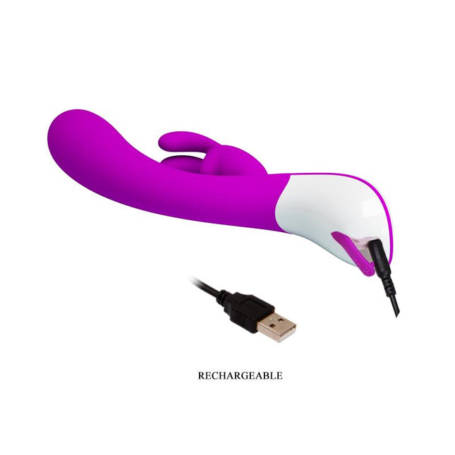 PRETTYLOVE Vibe Harlan Purple – водоустойчив вибратор с 12 функции