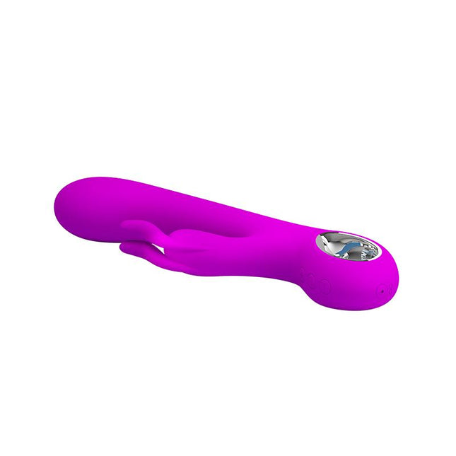 PRETTYLOVE Vibe Hot Rabbit Purple – вибратор с 7 режима и мек силикон