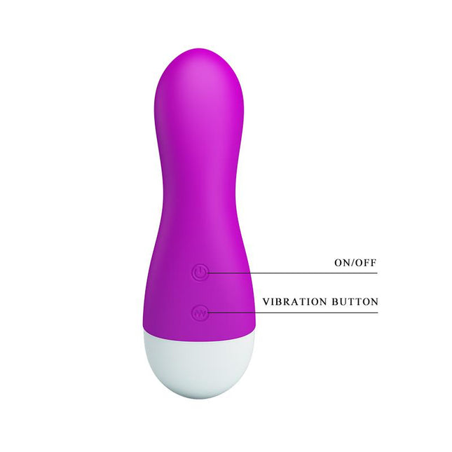 PRETTYLOVE Vibe Ian Pink – вибратор с 30 режима и USB зареждане
