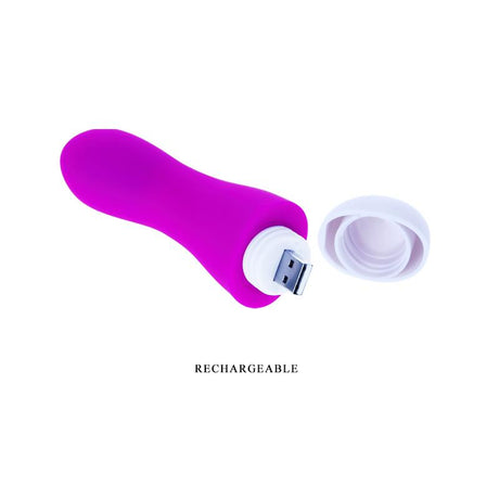 PRETTYLOVE Vibe Ian Pink – вибратор с 30 режима и USB зареждане
