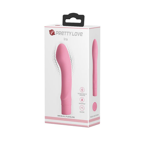 PRETTYLOVE Vibe Ira Silicone Pink – водоустойчив вибратор с 10 функции