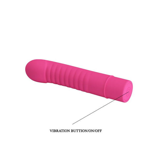 PRETTYLOVE Vibe Mick Silicone Pink – елегантен водоустойчив вибратор с 10 режима