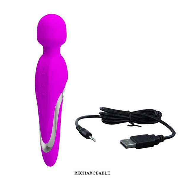PRETTYLOVE Vibe Mortimer USB – мощен вибратор с 7 функции