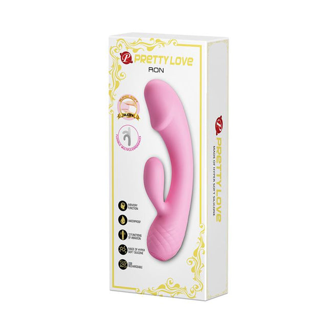 PRETTYLOVE Vibe Smart Ron – вибратор с двойна стимулация и 12 режима