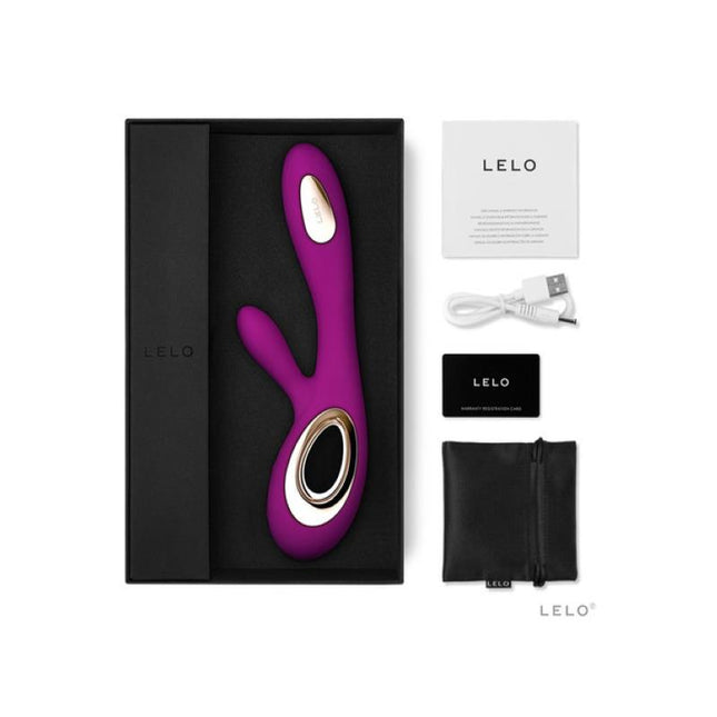 LELO Soraya Wave Deep Rose – луксозен вибратор с WaveMotion технология