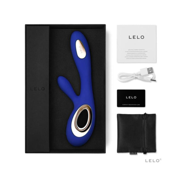 LELO Soraya Wave Midnight Blue – луксозен вибратор с WaveMotion технология