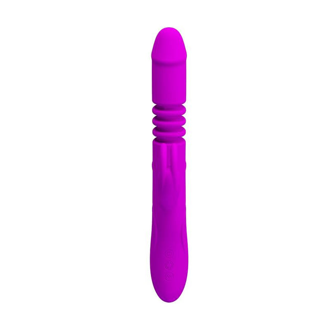 PRETTYLOVE Vibe Ward Purple – многофункционален вибратор с въртене и вибрации