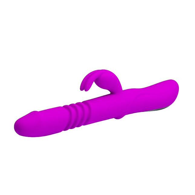 PRETTYLOVE Vibe Ward Purple – многофункционален вибратор с въртене и вибрации