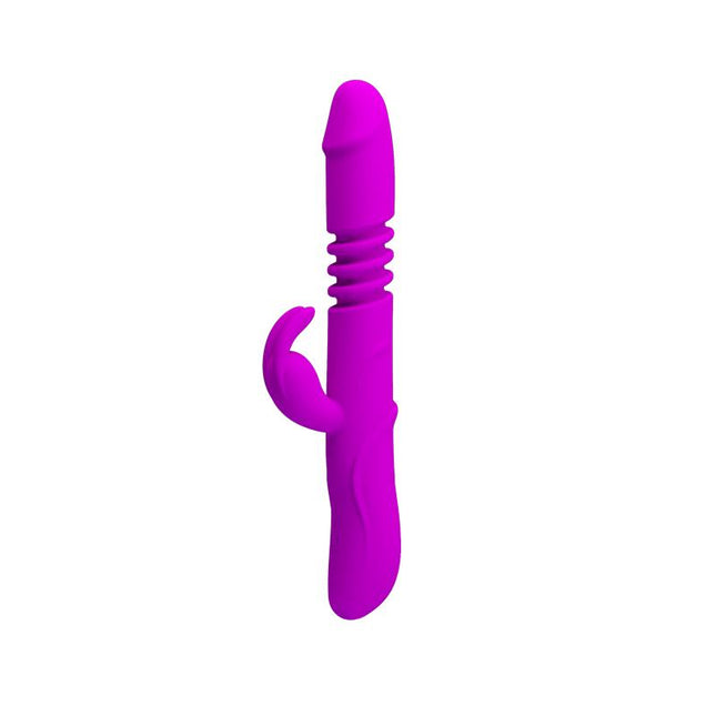 PRETTYLOVE Vibe Ward Purple – многофункционален вибратор с въртене и вибрации