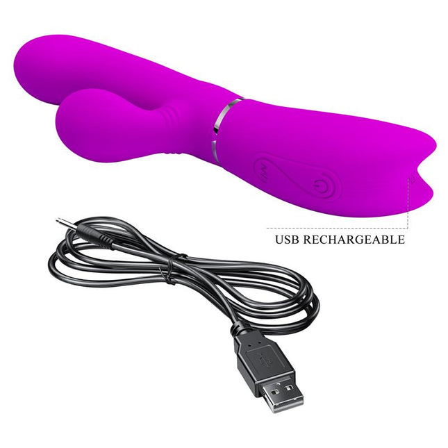 PRETTYLOVE Vibe with Licking – вибратор с уникална стимулация и 12 режима