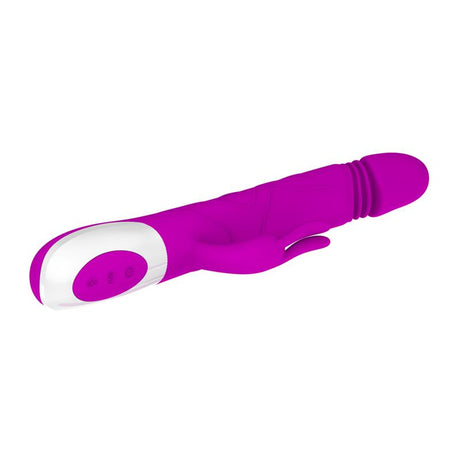 PRETTYLOVE Adrian – водоустойчив вибратор с въртящи се топчета и клиторна стимулация