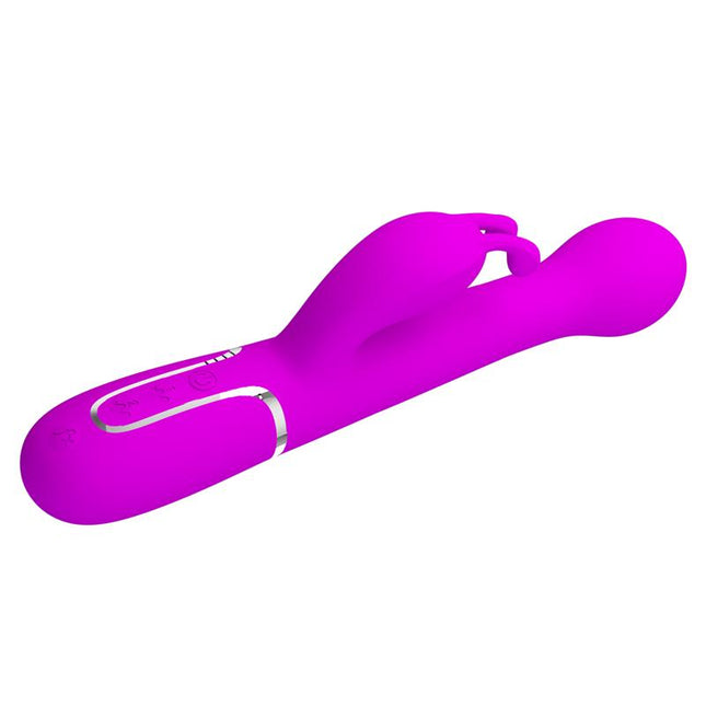 PRETTYLOVE Dejon Pink – вибратор с въртящи се и тласкащи топчета