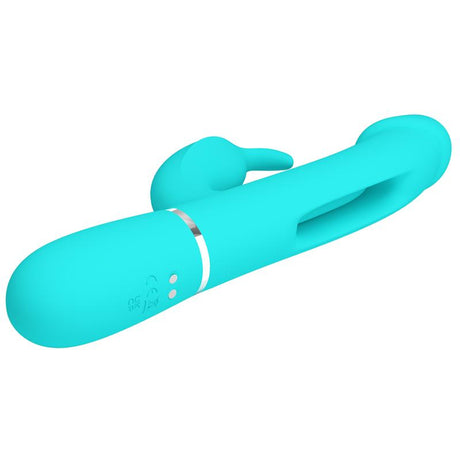 PRETTYLOVE Vibe with Tongue Kampas Green – водоустойчив вибратор с двойна стимулация
