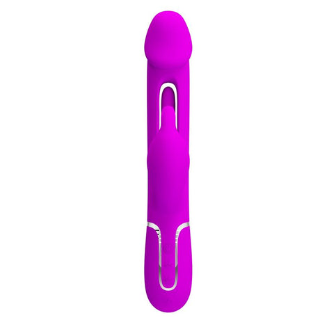 PRETTYLOVE Vibe with Tongue Kampas Pink – водоустойчив вибратор с два мотора