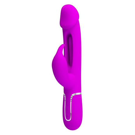 PRETTYLOVE Vibe with Tongue Kampas Pink – водоустойчив вибратор с два мотора