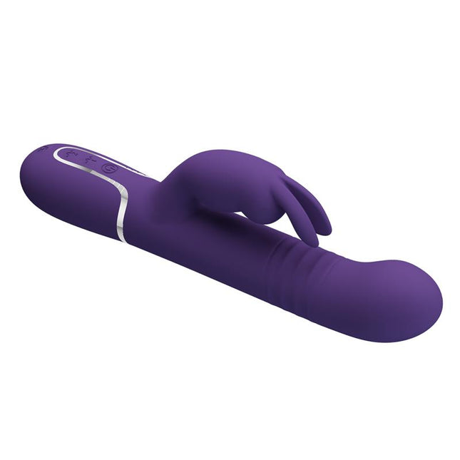 PRETTYLOVE Vibe wt Thrusting – вибратор с въртящи се топчета и мощни мотори